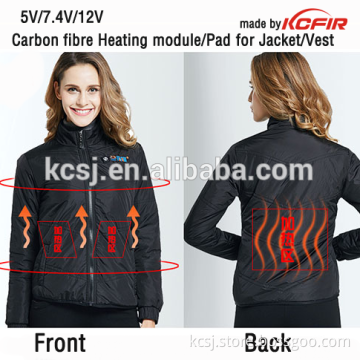 heating parts supply chain battery powered heating pad for heated clothes jacket hat shoes